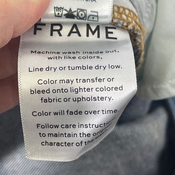 Frame Denim Medium Wash Distressed L'Homme Skinny Jeans Size 32 - Picture 11 of 12